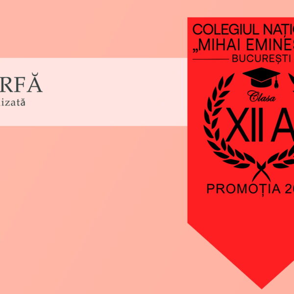 Eșarfa absolvire roșie