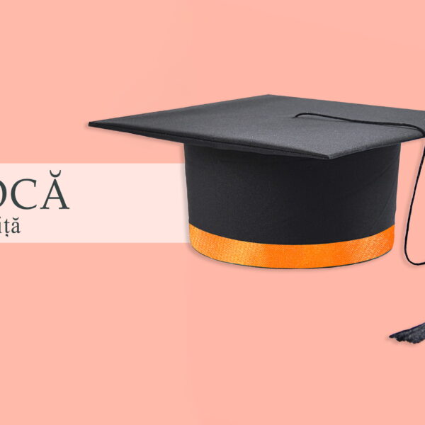 Tocă absolvire Portocaliu