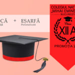 Tocă simplă și eșarfă absolvire personalizată + Diplomă Gratis